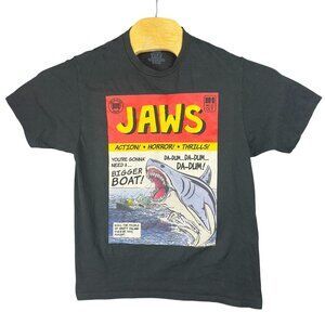 Jaws Comic Graphic Tee Medium American Classics Action Horror Thrills Shark